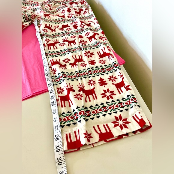 Hanna Andersson Red and Cream Patterned Men Pants - Picture 7 of 9